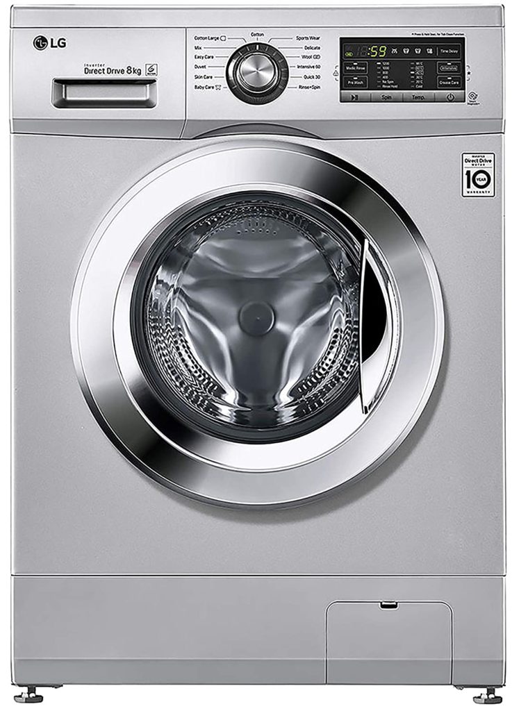 Image of LG 8.0 Kg Inverter Fully-Automatic Front-Loading which is one of the best washing machines under 30000