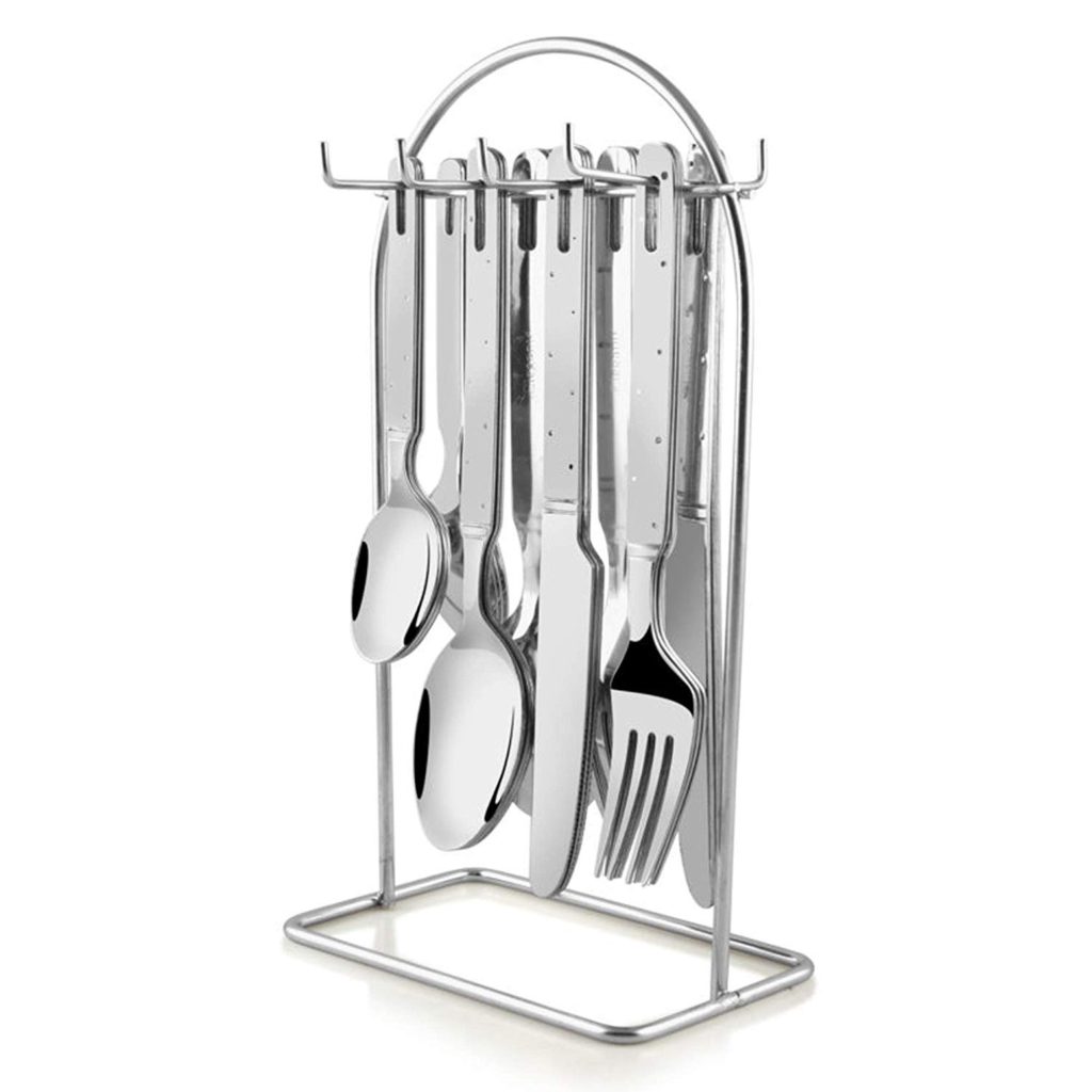 Image of Elegante Stainless Steel Ikon Dotted Cutlery Set