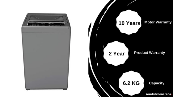 Image of Whirlpool 6.2KG Top Load Fully Automatic Washing Machine 