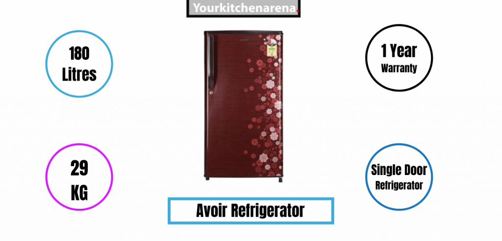 Image of Avoir 180 Litres Direct Cool Single Door 3 Star Refrigerator