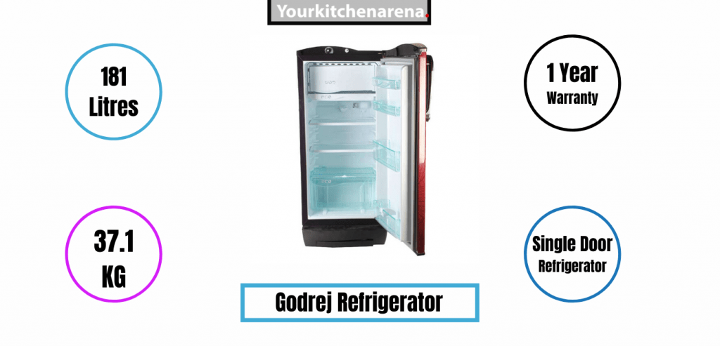 Image of Godrej 181 Litres Direct Cool Single Door Refrigerator
