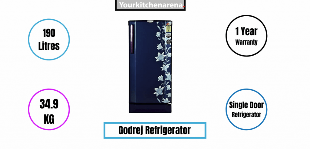 Image of Godrej 190 Litres Direct Cool Single Door Refrigerator