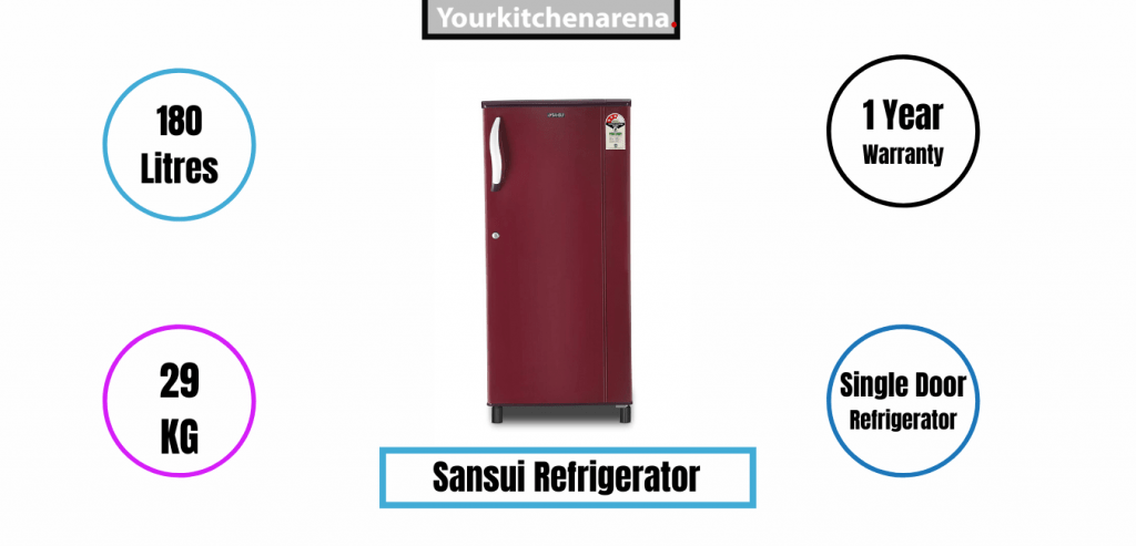 Image of Sansui Pro Fresh 180 Litres Direct Cool Single Door Refrigerator