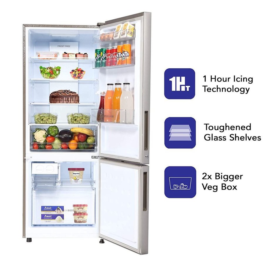 Haier 320 Litres HRB 3404BMS-E bottom mount fridge
