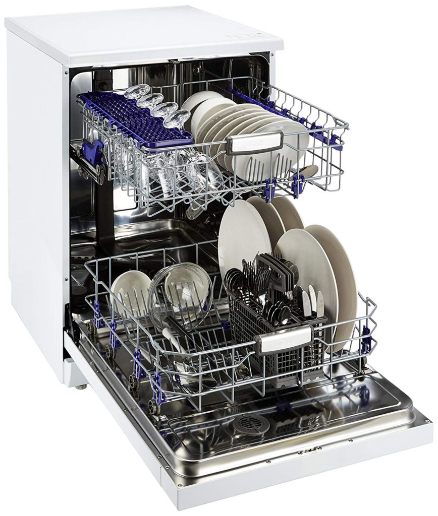 Image of LG D1451WF Dishwasher (14 Place Settings, Silver)