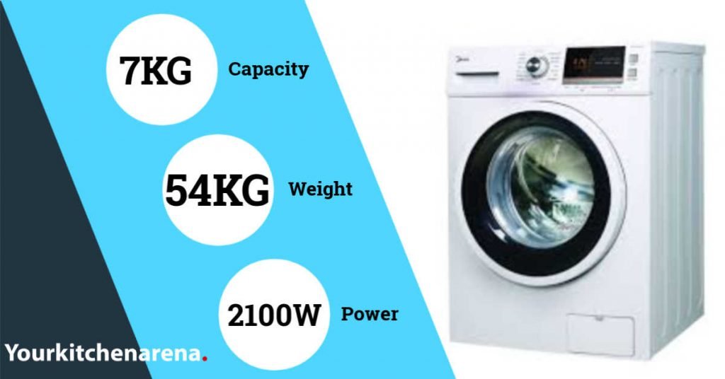 Image of Midea 7KG Fully Automatic Front Load Washing Machine