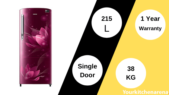Samsung 215 L 4 Star Inverter Direct Cool Single Door Refrigerator