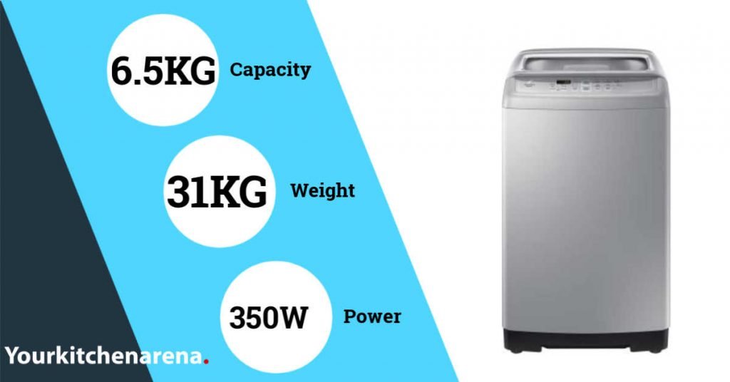 Image of Samsung 6.5KG Top Load Fully Automatic Washing Machine