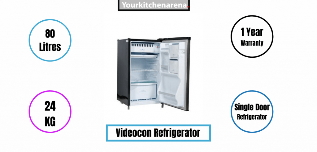 Image of Videocon 80 Litres Direct Cool Single Door Refrigerator