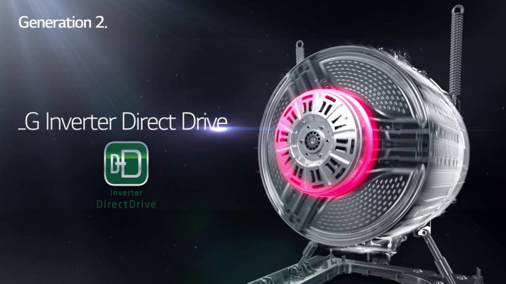 Image of Inverter Direct Drive Technology used in LG Front Load Washing Machines