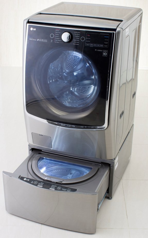Image of Twin Wash technology used in LG Front Load Washing Machines